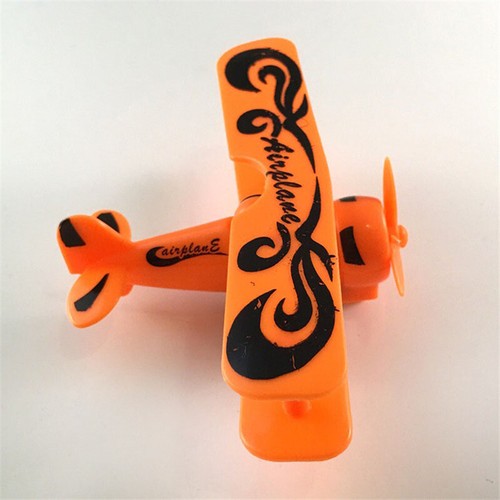 Mini Vintage Plastic Plane Model Aircraft Glider Biplane Airplane Model Kid- LR1 - Picture 11 of 12