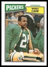 1987 Topps #360 Mossy Cade Green Bay Packers Football Card