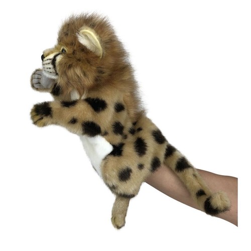 Marioneta de mano Hansa guepardo juguete de felpa suave 12"/30 cm marioneta guepardo - Imagen 3 de 3