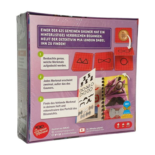 Mia London und der Fall der 625 Gauner - Scorpion Masqué Kinderspiel - Bild 2 von 4