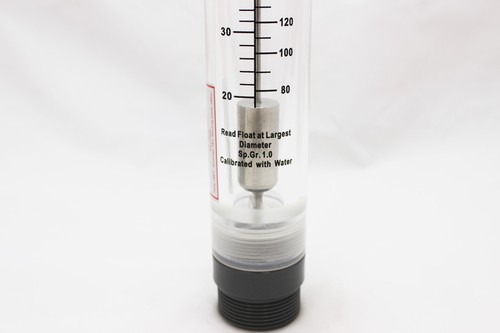 1 Water Flow Meter FLOWMETER ROTAMETER 20-60 GPM inline Instrument - Picture 4 of 6