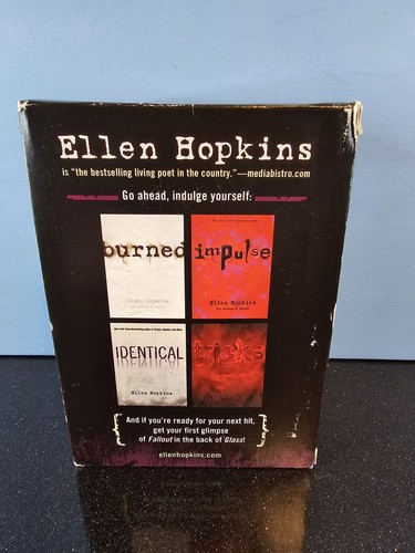 Crank + Glass By Ellen Hopkins 2 Book Box Set McElderry Books Paperbacks 2004 - Picture 6 of 24