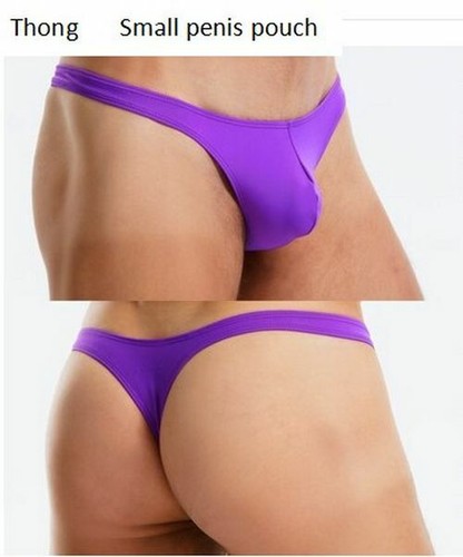 Costume da bagno uomo sexy mezza anca spiaggia slip perizoma viola bikini costume da bagno gay - Foto 17 di 46
