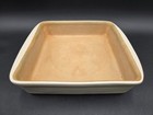 The Pampered Chef Baking Pan Square New Traditions Heritage Stoneware 10” X 2.5”