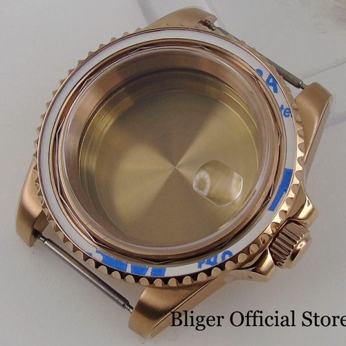 200M Waterproof 40mm SUB Dive Watch Case for NH35A NH34 GMT 120 Clicks Sapphire - Picture 5 of 31