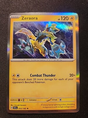 minaronron-0_0v♡ Pokémon TCG Zeraora 055/142 Holo Rare Stellar Crown | eBay