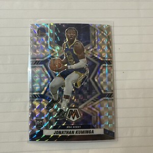2021-22 Panini Mosaic JONATHAN KUMINGA Silver Mosaic Rookie NBA Debut #268
