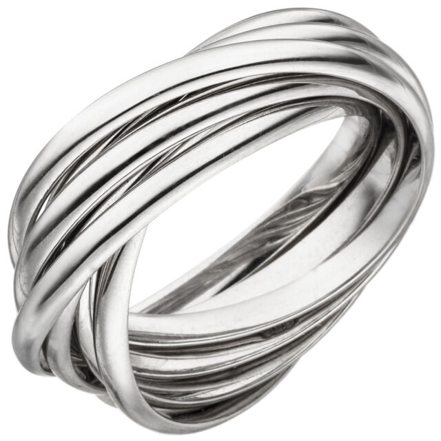 Jobo Damen Ring 52mm Verschlungen 925 Sterling Silber Silberring Gunstig Kaufen Ebay