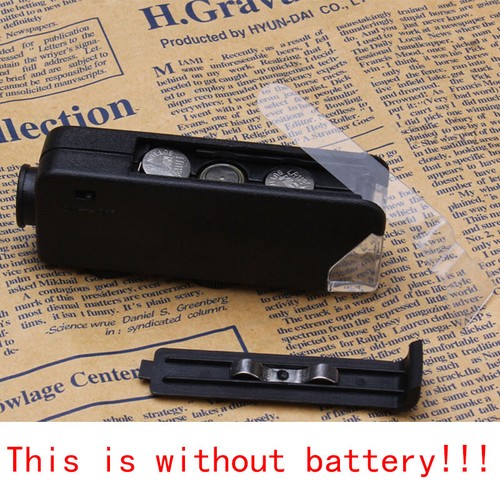 Microscopio tascabile 60X regolabile zoom portatile lente di ingrandimento LED antico mini - Foto 11 di 11