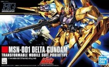 Bandai HGUC Mobile Suit Gundam UC MSN-001 DELTA GUNDAM 1/144 Plastic Model Kit