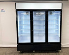 New 72" Commercial 3 Glass Door Merchandiser Refrigerator Display Cooler Nsf Etl