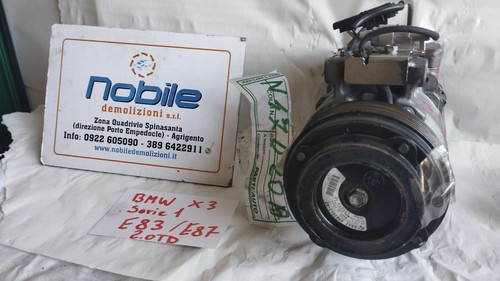 COMPRESSORE ARIA CONDIZIONATA BMW SERIE 1 3 X3 X1 E83 E87 E90 2.0 TD 2003/2010 - Imagen 8 de 9