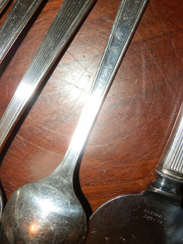Vintage Noblesse Lot Oneida Community Plate 60 Pieces/ Silver Plated Art Deco - Picture 5 of 7