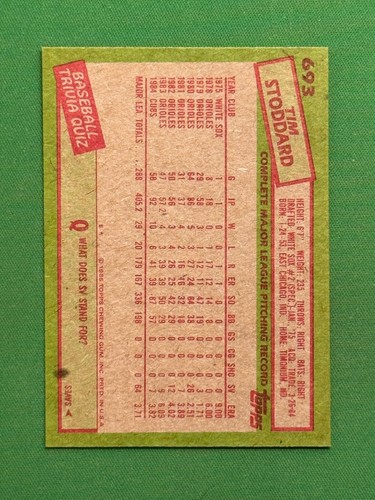 1985 Topps Baseball PICK YOUR CARD COMPLETE YOUR SET - Picture 72 of 124