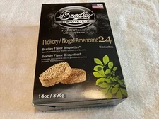 Bradley Smoker 24 Pack Hickory Flavor Smoke Bisquettes Premium Hardwood Chips