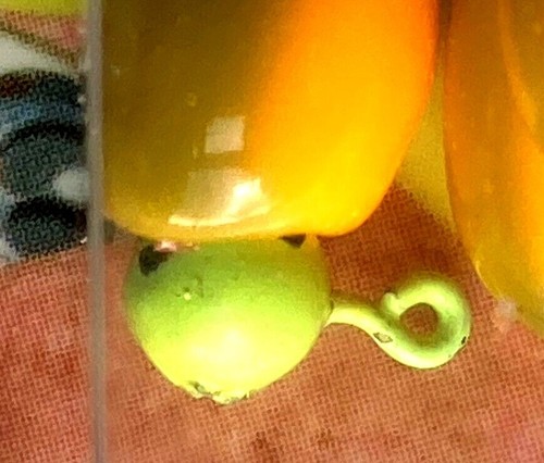 4 PACKS Lindy Dancin' Crappie Tube Jig Bill Dance Hot Yellow Mess 1/32oz - Picture 9 of 12