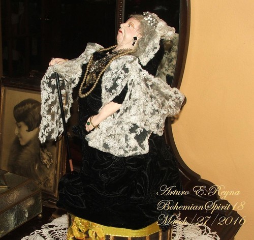 KÖNIGIN VICTORIA FIGUR Arturo E.Reyna Original Skulptur ANDENKEN SCHATZKISTE - Bild 4 von 12