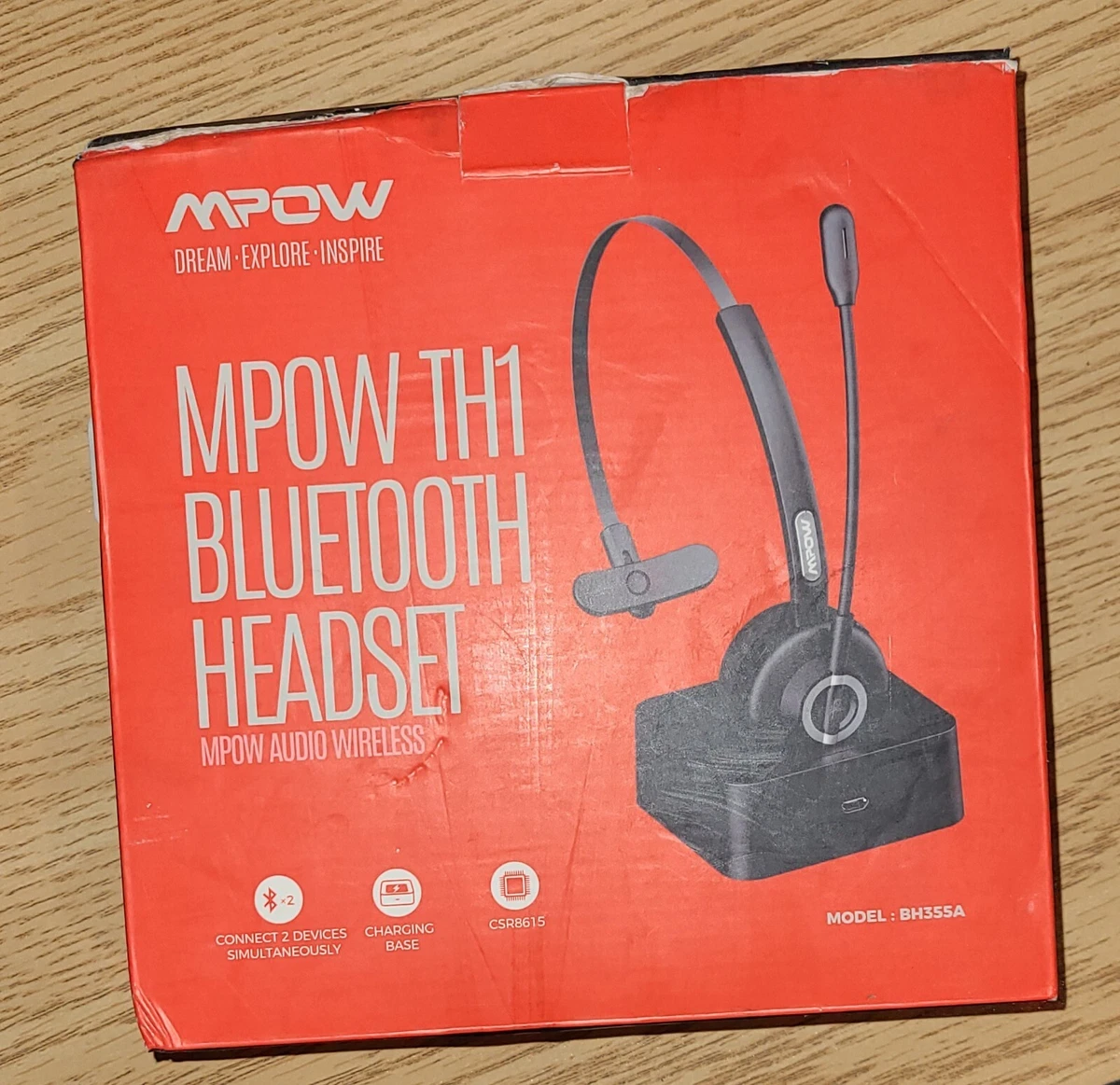 Mpow M12 Wireless Bluetooth Earbuds Bass Mic Headset Touch