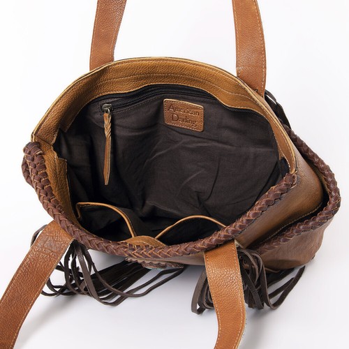 AD American Darling Tote Full Grain Genuine Leather Western Women Bag Handbag - Bild 5 von 9