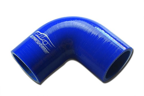 4PLY Silicone 90 Degree Elbow intercooler Joiner Turbo Hose 64mm 2.5" 2 1/2" BL - Picture 4 of 7