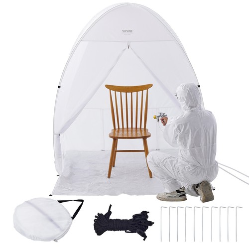 VEVOR Abri de Peinture en Aérosol Tente de Peinture Portable 152x152x178 cm - Imagen 9 de 12