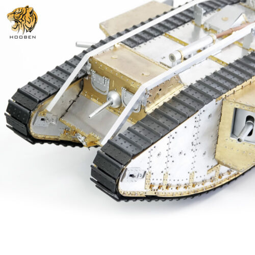 Hooben 1/16 prima guerra mondiale British Mark IV (maschio) kit serbatoio metallo pesante RC n. 6676 - Foto 18 di 29