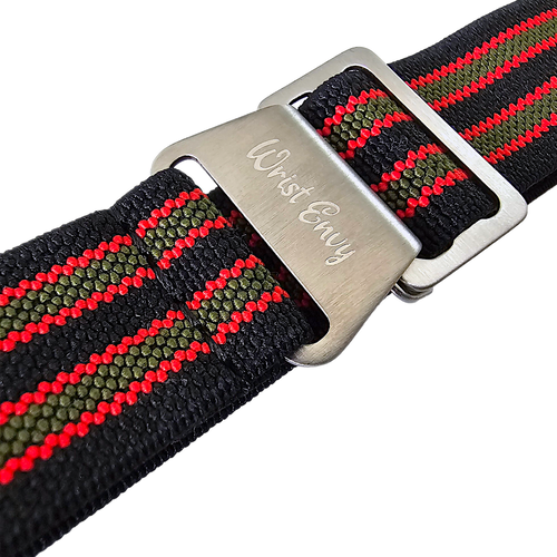 Premium Elastic Nylon French Marine Nationale Watch Strap Military Band 20 22 mm - Picture 66 of 131
