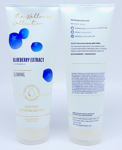 2 BATH & BODY WORKS THE WELLNESS COLLECTION EXTRACTO DE ARÁNDANO LAVADO CORPORAL BRILLANTE - Imagen 2 de 6