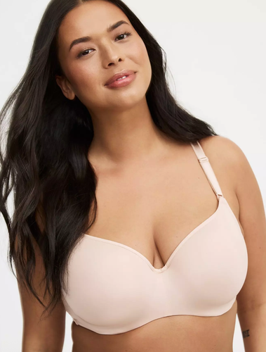 TORRID 360 RÜCKENGLÄTTENDER LEICHT GEFÜTTERTER VOLLFLÄCHIGER BALCONETTE BH 42G BEIGE