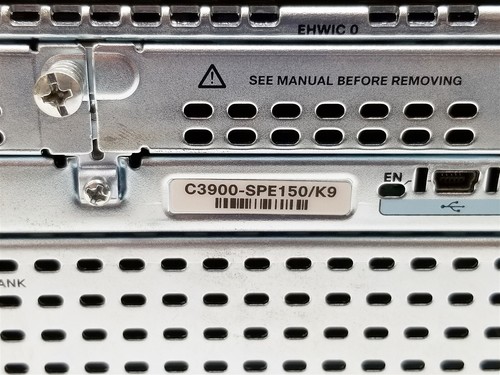 Cisco 3900 Series C3900-SPE150/K9 ISR Gigabit Integrated Services Router New - Picture 4 of 5