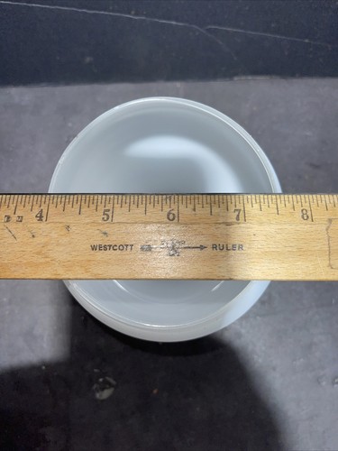 WHITE MATT 2" FITTER GLASS BRANDY SHADE REPLACEMENT GLOBE NEW OLD STOCK - Picture 9 of 12