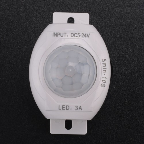 PIR Infrared Motion Sensor Detector DC5-24V Auto on Off Switch Home1472 - Foto 6 di 10