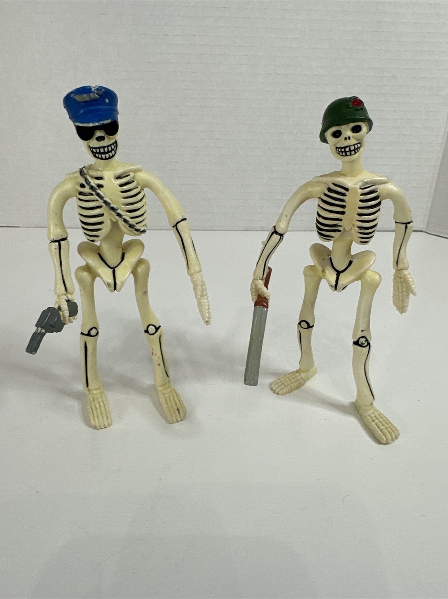Vintage 1994 Skull Force Bendable Skeleton Figure MOTU KO w