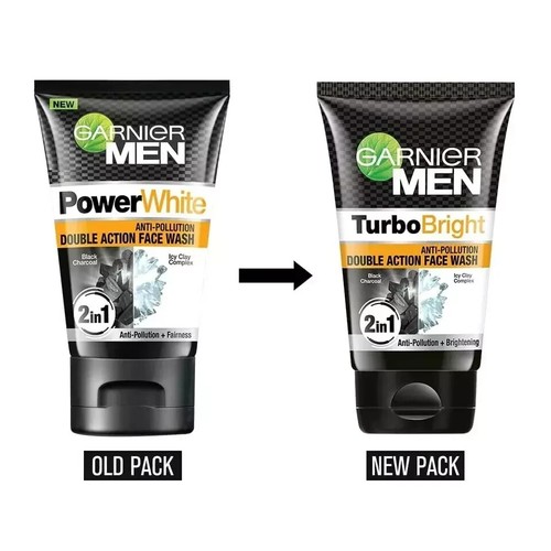 Garnier Men Turbo Bright FACE WASH FAST DISPATCH FRESH STOCK BUY 2 GET 1 FREE - Picture 3 of 11