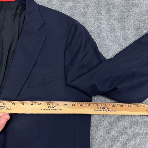 Giacca sportiva ISAIA NAPOLI blazer uomo 58 IT lana marina acquaspider Made in Italy - Foto 7 di 14
