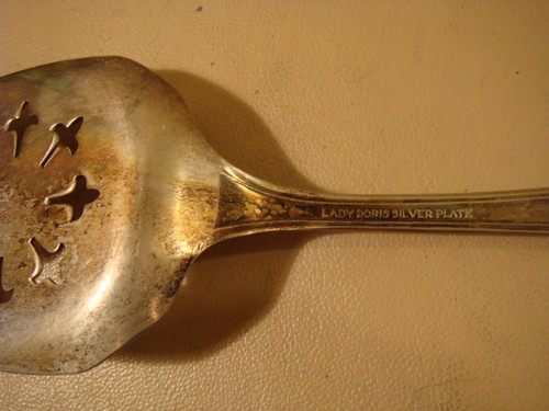 Lady Doris / Prinzessin versilbert Tortenheber - Bild 6 von 6