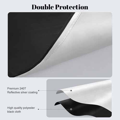 Car Windshield Sun Shade Visor Cover For Tesla Model 3/Y Foldable UV Protection - Picture 3 of 10