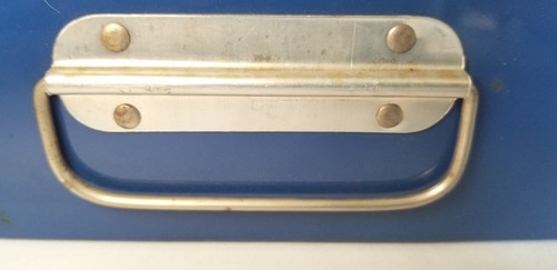 VTG Handy Andy Blue Tin Metal Tool Box Emoty Skil-Craft Corp Chicago IL - Picture 9 of 12