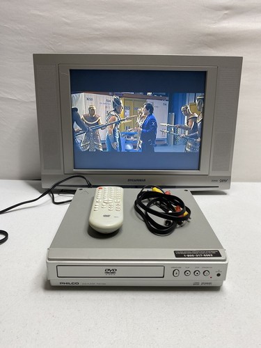 DVD/CD Player W/Remote & A/V Cables Philco PVD 1000 Tested & Working Great - Picture 1 of 7