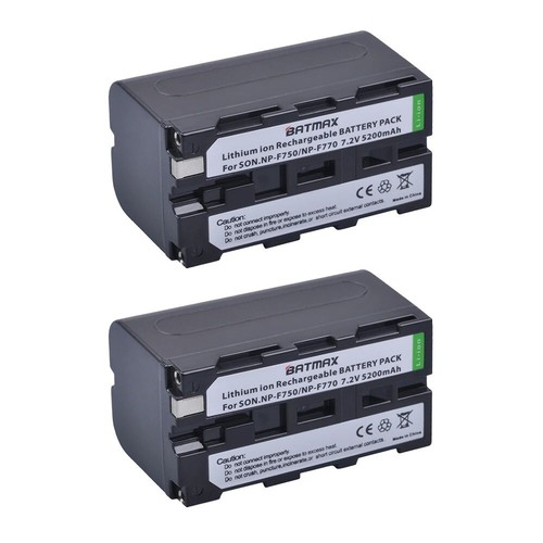 2/4 NP-F770 NP-F970 NP-F750 Battery Pack & Charger for Sony Cameras Camcorders - Picture 20 of 25