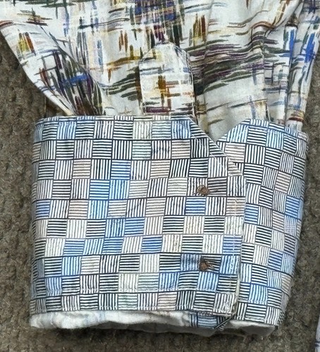 Camisa Robert Graham Calce Clásico Puño Abatible Para Hombre Abstracto Pato Talla XL - Imagen 3 de 12