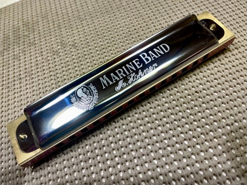 Mundharmonika Hohner Marine Band 365 Vintage, Tonart G - Bild 2 von 6