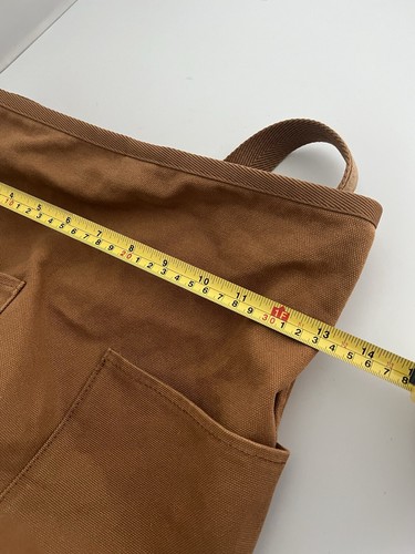 Everlane The Lantern Bag Canvas Shoulder Bucket Tote Crossbody Brown - Afbeelding 9 van 10