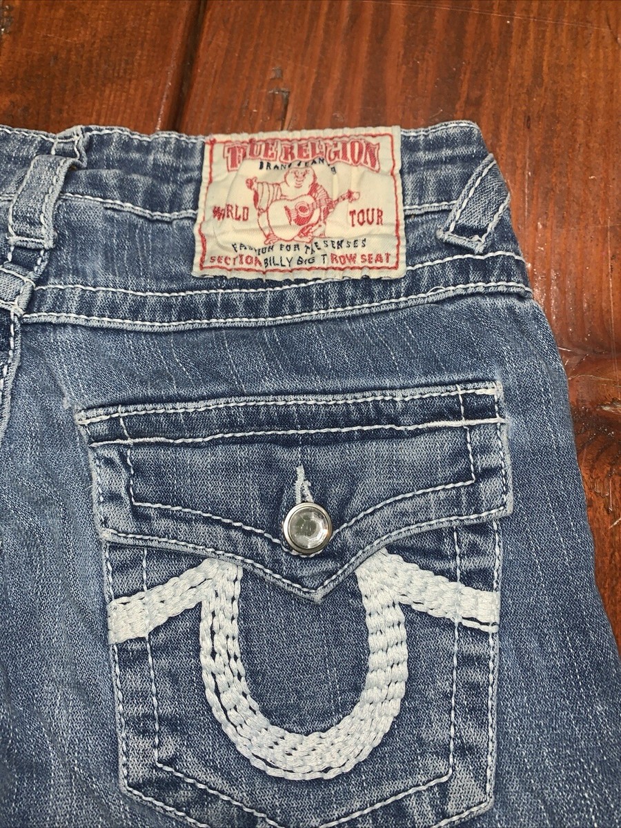 VTG True Religion Crystal Billy Big T Jeans Low Rise Bootcut VTG True Religion Crystal Billy Big T Jeans Low Rise Bootcut