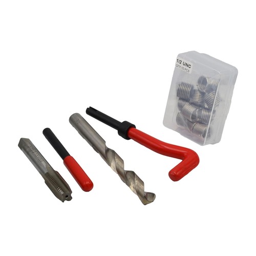 Kit de reparación de hilos de helicoil imperial y métrico Master 261 piezas - Imagen 7 de 12