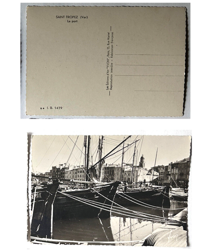 Fischerboote St Tropez FRANKREICH - 6 Stück überbackene Continental - Bild 6 von 8