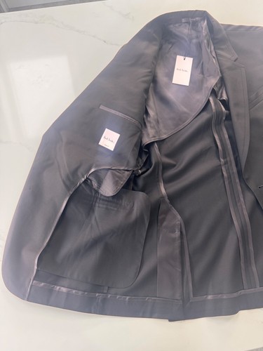Paul Smith Men Soho Fit Black Tailored Blazer Wool Mohair Medium BNWT RRP £815 - Picture 3 of 4