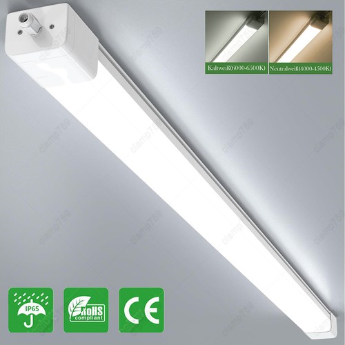 LED 30cm 60cm 90cm 120cm 150cm Feuchtraumleuchte Deckenlampe Röhre Wannenleuchte - Bild 17 von 129