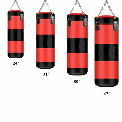 Heavy Boxing Punching Bag Training Gloves Speed Set Kicking MMA Workout GYM - Picture 8 of 23
