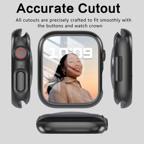 For Apple Watch Series 10 9 8 7 6 5 4 SE Ultra Case Cover Glass Screen Protector - Picture 10 of 67